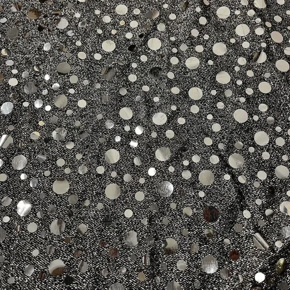 NOS Gold Sparkly Top Vtg Size 16 USA Glam Party Semi Sheer Caron Disco Rave New - Picture 15 of 17